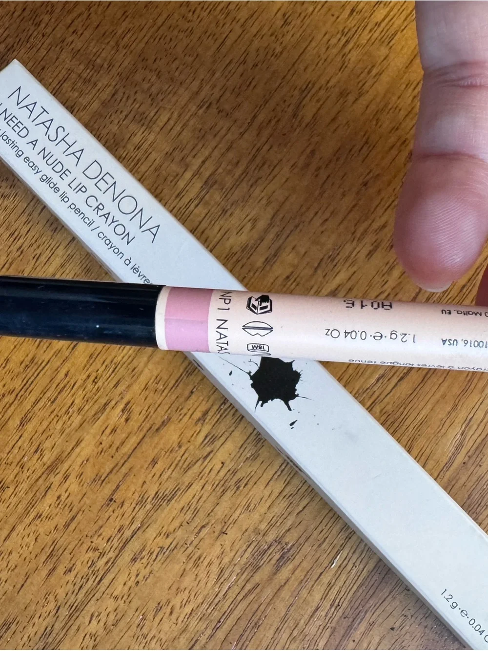 Natasha Denona Nude Lip Crayon - Soft Pink Nude in shade NP1